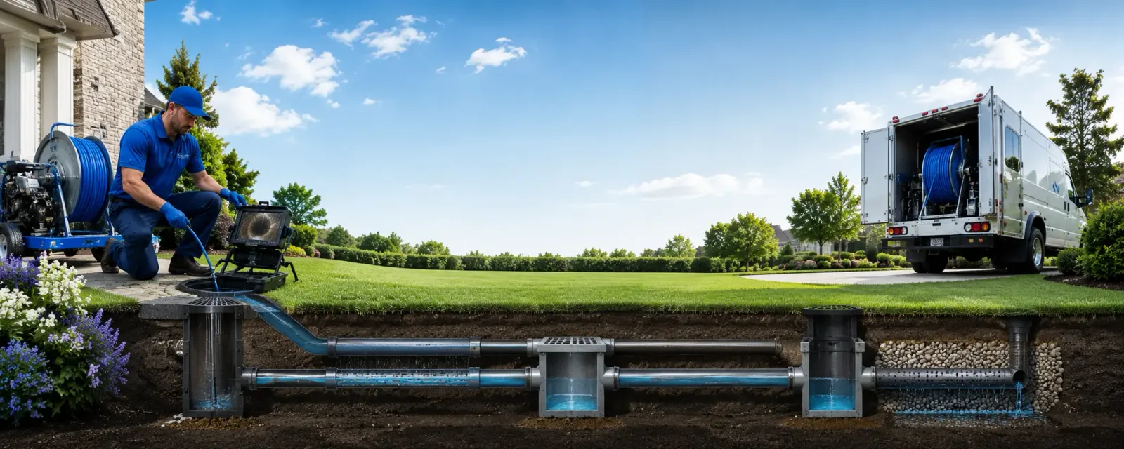 Outdoor drain cleaning information for Taloga, OK